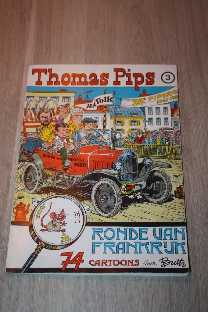 Thomas Pips nr 3 , Ronde Van Frankrijk , muisjes zoeken, Boeken, Eén stripboek, Ophalen of Verzenden, Gelezen, Buth