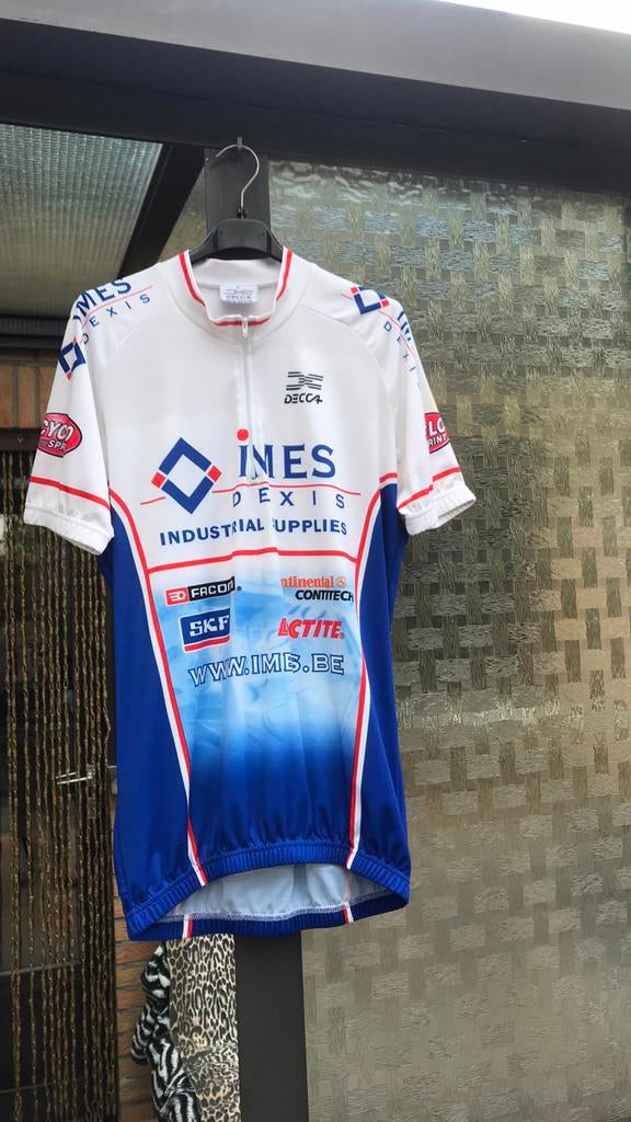 Maillot rétro à manches courtes L pour hommes, région 9620, Enlèvement ou Envoi, Comme neuf, L, Hommes