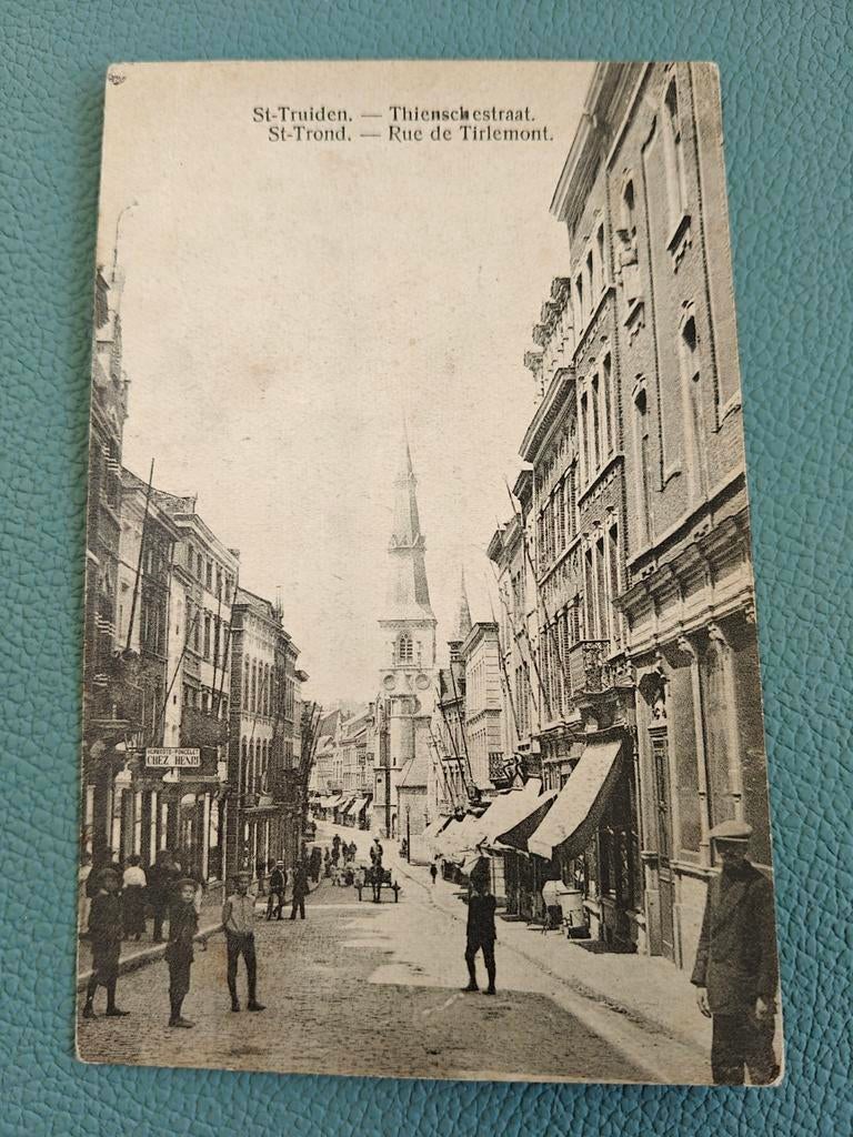 Sint-Truiden Thienschestraat feltpost 1914, Enlèvement ou Envoi, Avant 1920, Affranchie, Limbourg
