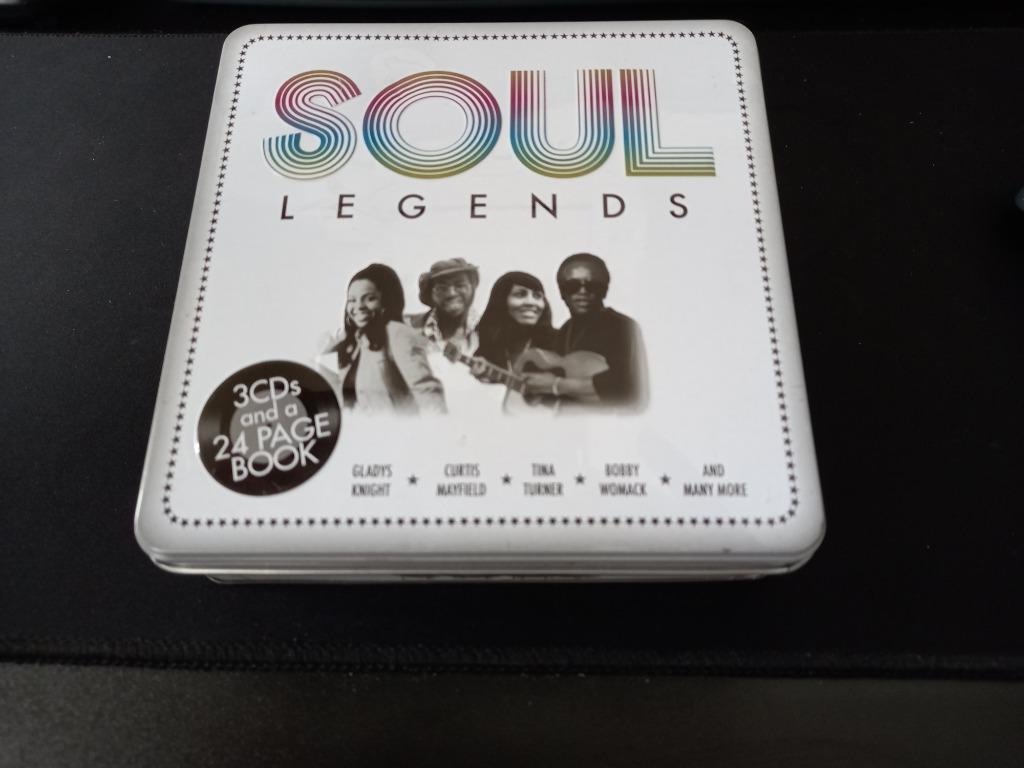 Soul Legends 3x Cd Box" in metal Box ", Ophalen of Verzenden, Gebruikt, Soul of Nu Soul