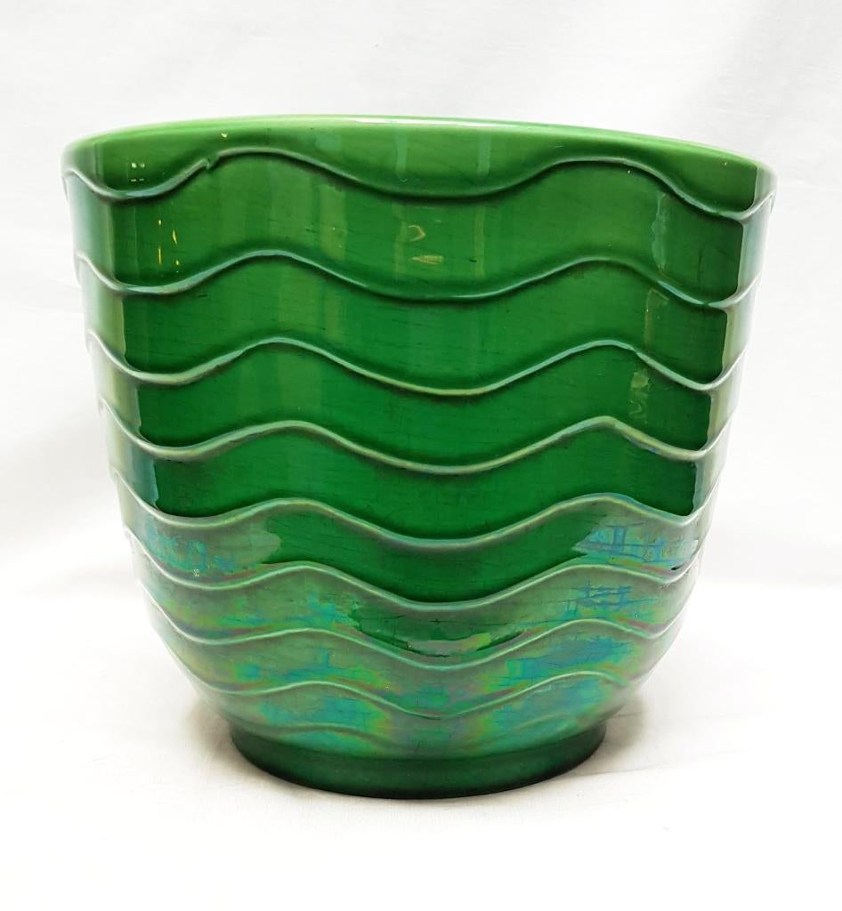 Art Deco cache pot keramiek., Ophalen of Verzenden