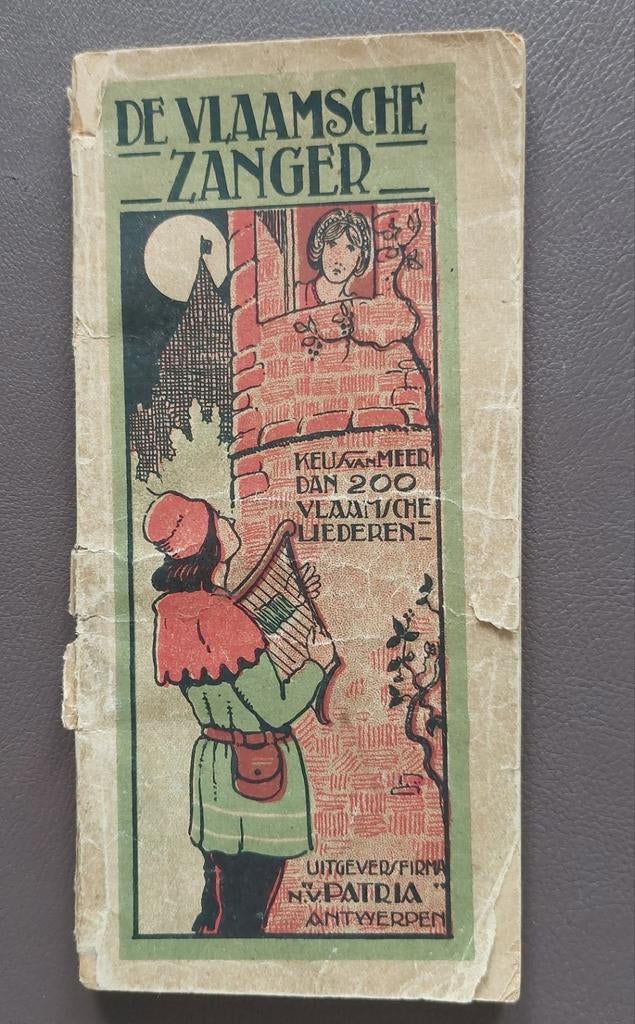 De Vlaamsche Zanger N.V. Patria. Jaren 30. Zeldzaam, Ophalen of Verzenden