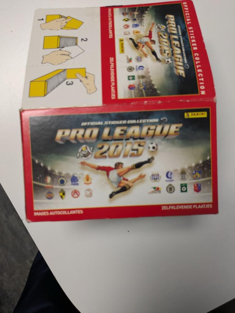 Panini 1  VOETBAL  box FOOTBALL 2015 lege doos, Verzenden, Zo goed als nieuw