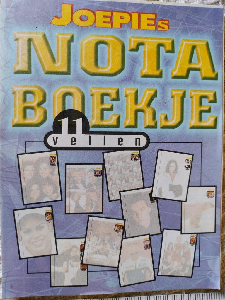 Joepie's Notaboekje 11 Vellen, volledig, jaren '80/'90?, Boeken, Ophalen of Verzenden