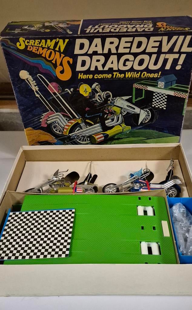 C'est rare ! Vintage 1971 Hasbro Scream 'n Demons Daredevil, Enlèvement ou Envoi
