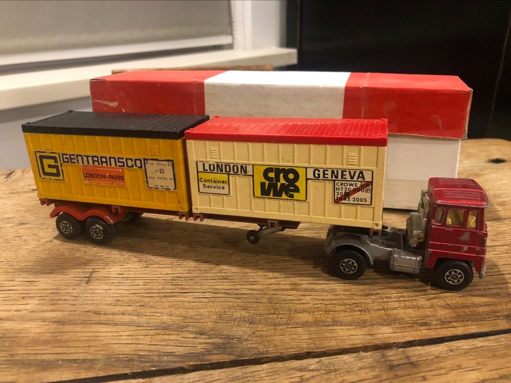 camion scammel k-17 crusader matchbox, Ophalen, Gebruikt, Bus of Vrachtwagen