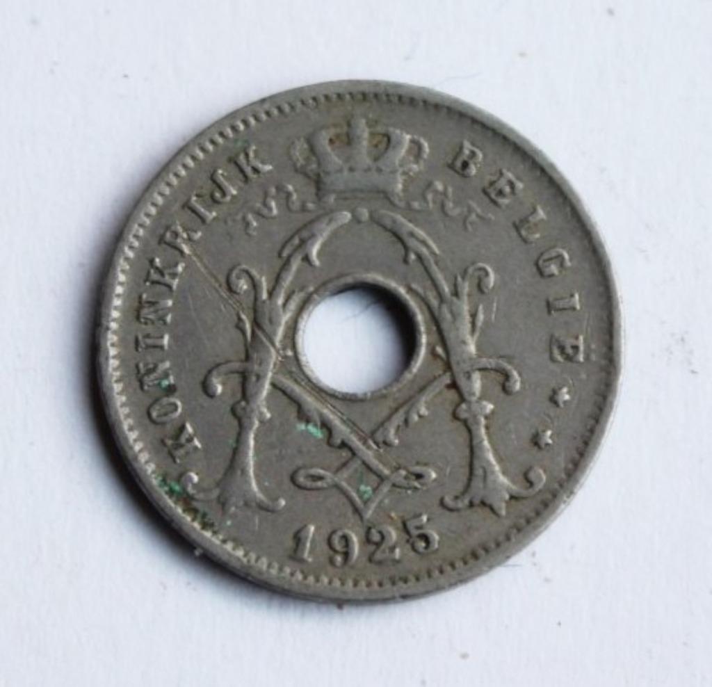 5 CENT ALBERT 1 BELGIE 1925  VL, Ophalen of Verzenden, Overig, Losse munt