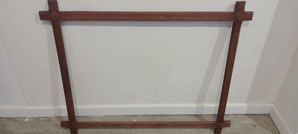 Rustieke antieke houten lege lijst, 68x85/54x72, c3, Huis en Inrichting, Ophalen, Gebruikt, Hout