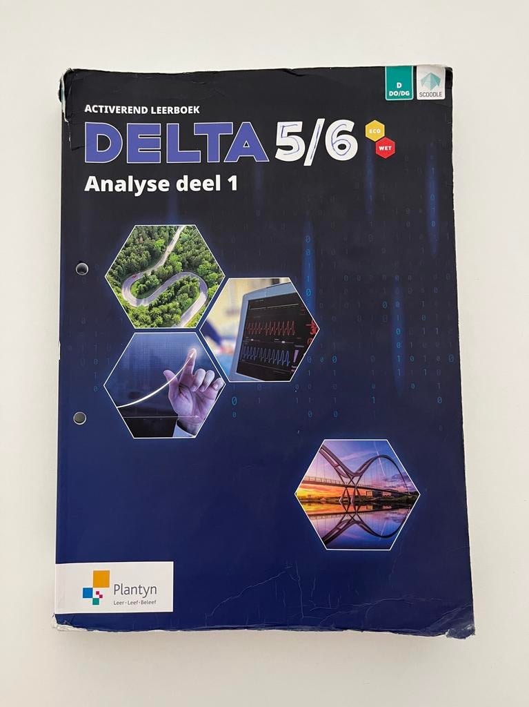 Delta 5/6 Analyse deel 1 en 2, Boeken, Ophalen of Verzenden, Gelezen