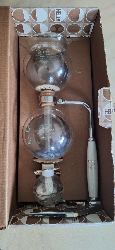 Hellem Cona vintage koffiezet voor 6 tassen, Antiek en Kunst, Ophalen
