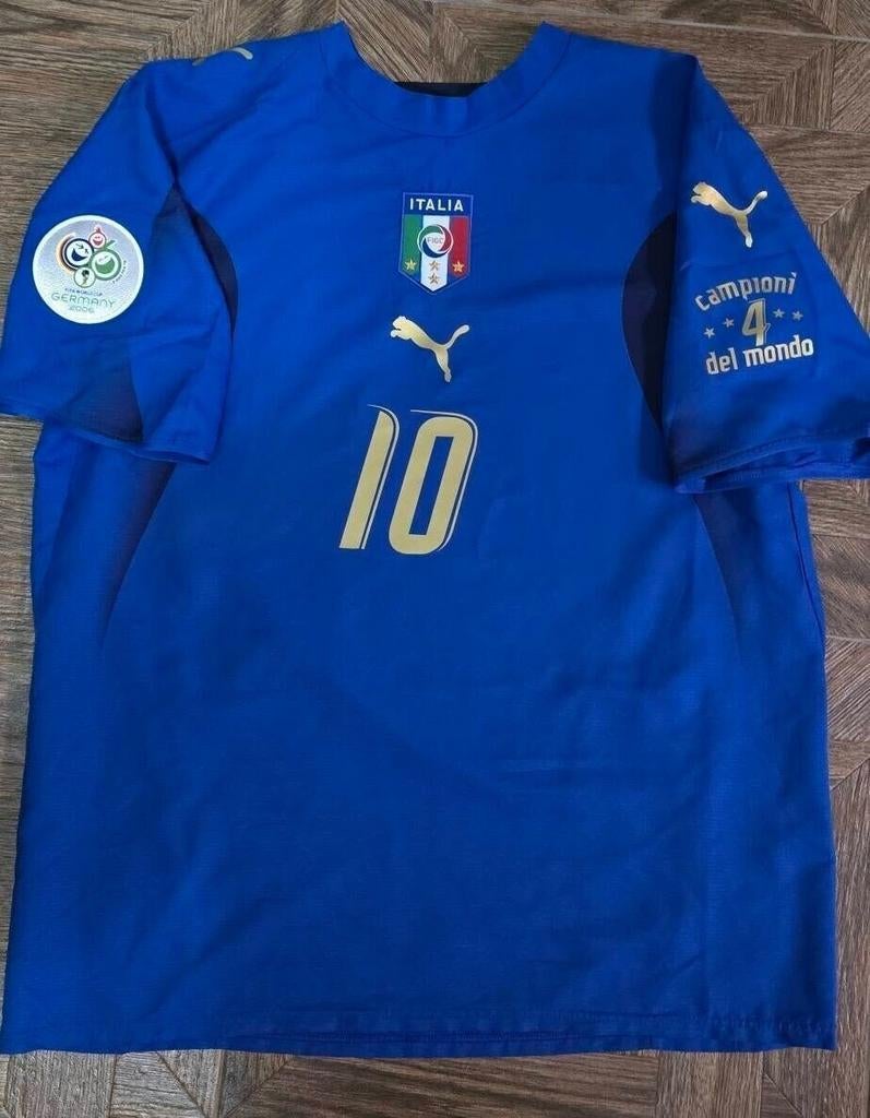 Italië Totti Voetbalshirt Champions Finale  World Cup 2006, Ophalen of Verzenden, Zo goed als nieuw