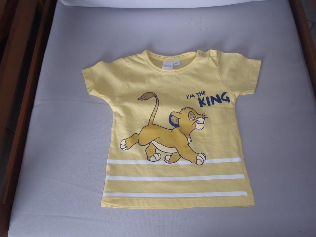 geel t-shirt maat 74 - Disney, Ophalen of Verzenden, Zo goed als nieuw, Jongetje, Overige typen