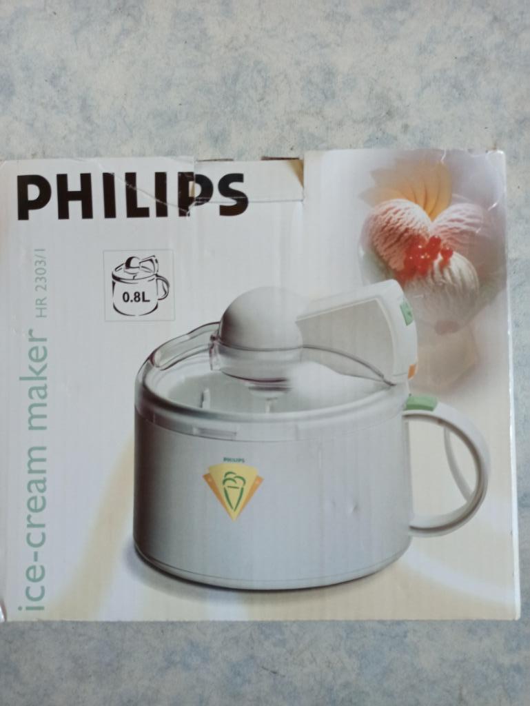 Ice-Cream maker (Phillips) 0,8L, Enlèvement, Neuf, Autres matériaux, Autres types