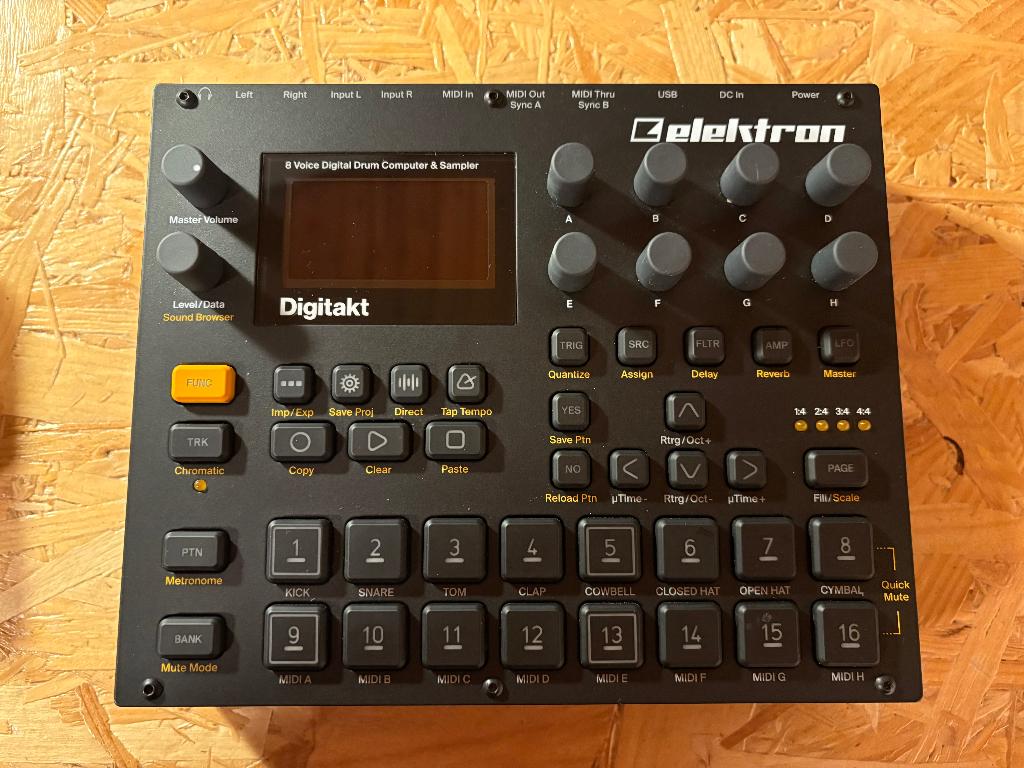 Elektron Digitakt, Muziek en Instrumenten, Samplers, Ophalen of Verzenden, Zo goed als nieuw