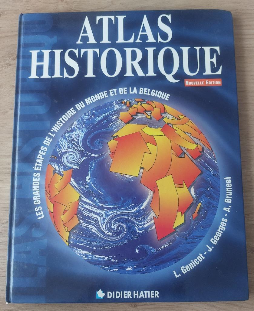Atlas historique - Edition Didier Hatier, Histoire, Enlèvement ou Envoi, Primaire, Comme neuf