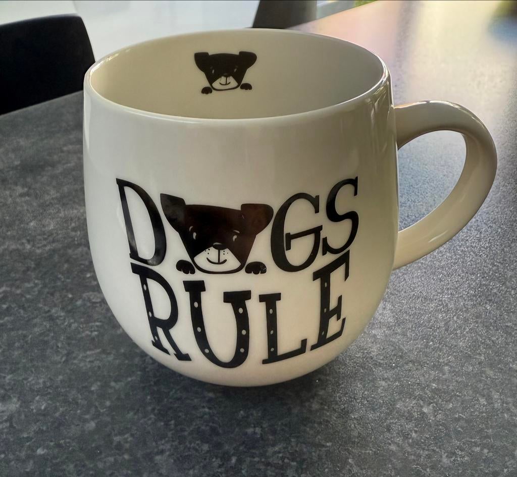 Sac (thème canin) Dogs rule, Comme neuf, Enlèvement, Autres styles, Porcelaine