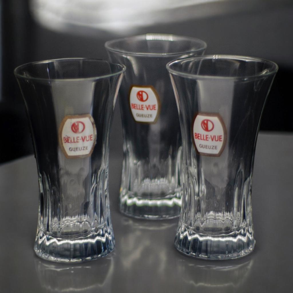 Verre Gueuze BELLE-VUE, Enlèvement ou Envoi, Utilisé, Verre ou Verres, Autres marques