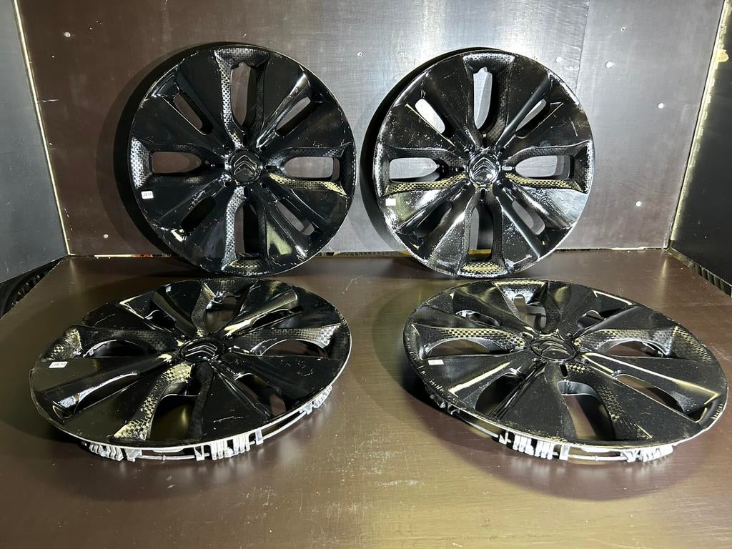 4 originele Citroën C2 C3 saxo berlingo 15" wieldoppen, Ophalen of Verzenden, Gebruikt