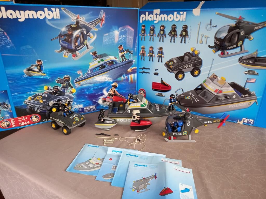 Playmobil Politieset 5844, Ophalen, Zo goed als nieuw