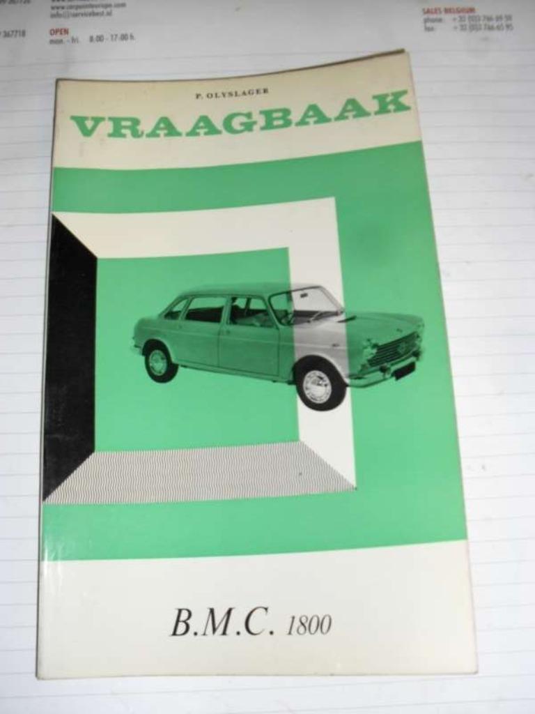 Vraagbaak BMC 1800, Auto diversen, Handleidingen en Instructieboekjes, Ophalen of Verzenden
