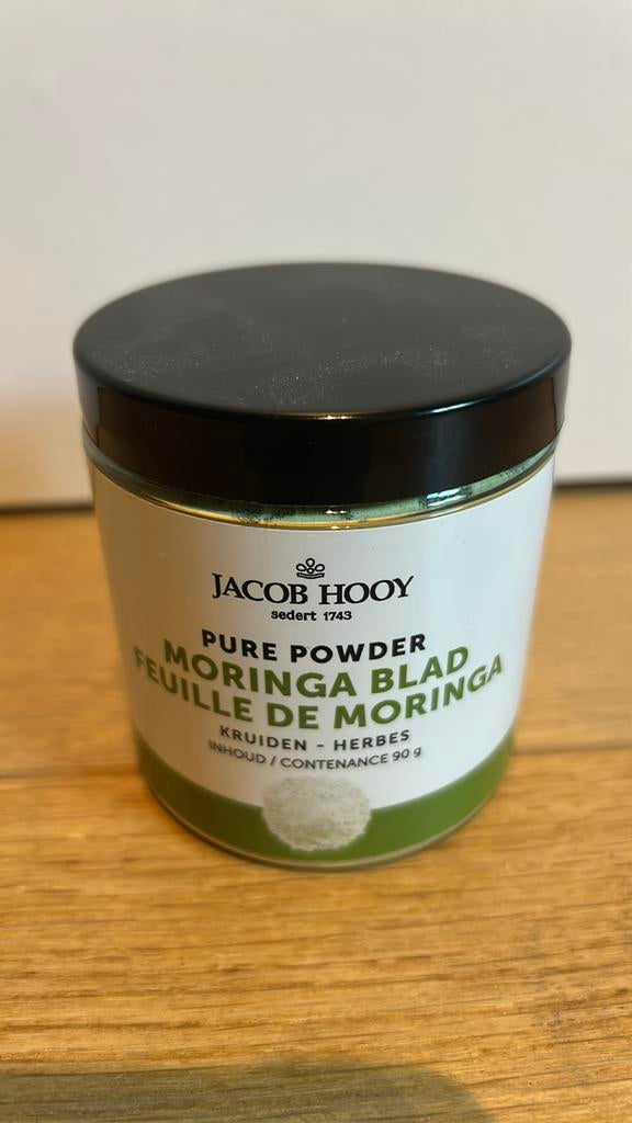 Jacob Hooy Moringa Blad Poeder - 90g, Ophalen of Verzenden, Nieuw