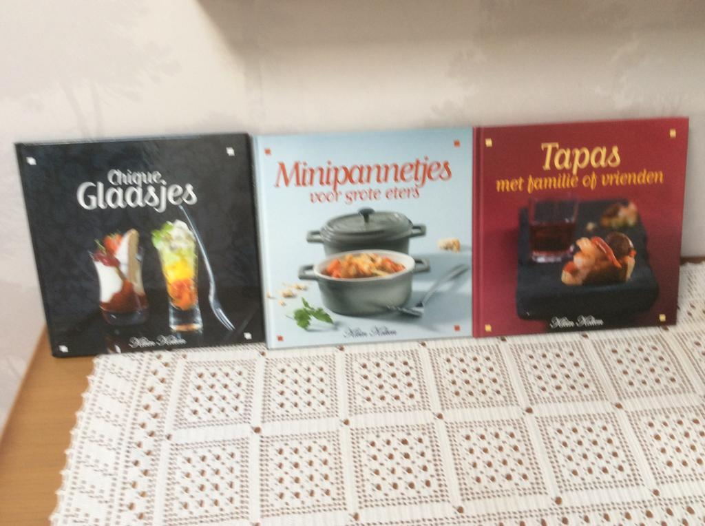 Tapas/chique glaasjes/minipannetjes Nieuw!, Boeken, Ophalen of Verzenden, Zo goed als nieuw