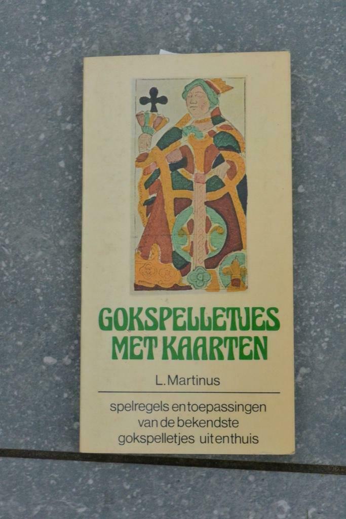 Gokspelletjes met kaarten., Ophalen of Verzenden, Nieuw, Overige onderwerpen, L. Martinus