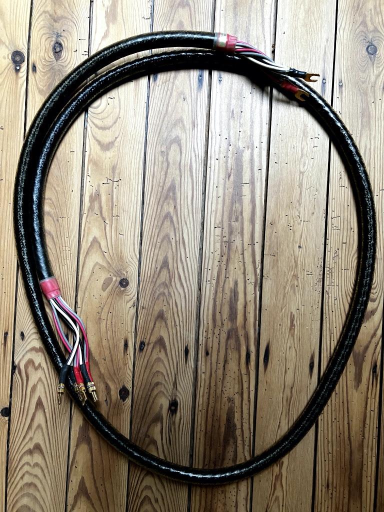 Tri-Wiring High End Straitgh Wire Black Silc, Audio, Tv en Foto, Audiokabels en Televisiekabels, Ophalen of Verzenden, Gebruikt