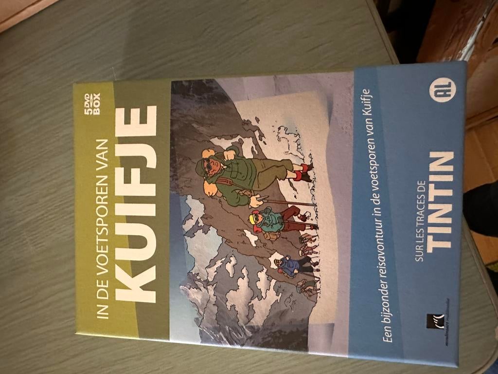 In de voetsporen van Kuifje - DVD reeks met 5 dvd, Enlèvement ou Envoi, Comme neuf