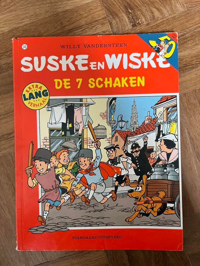 Strip suske en wiske de 7 schaken, Boeken, Ophalen, Zo goed als nieuw