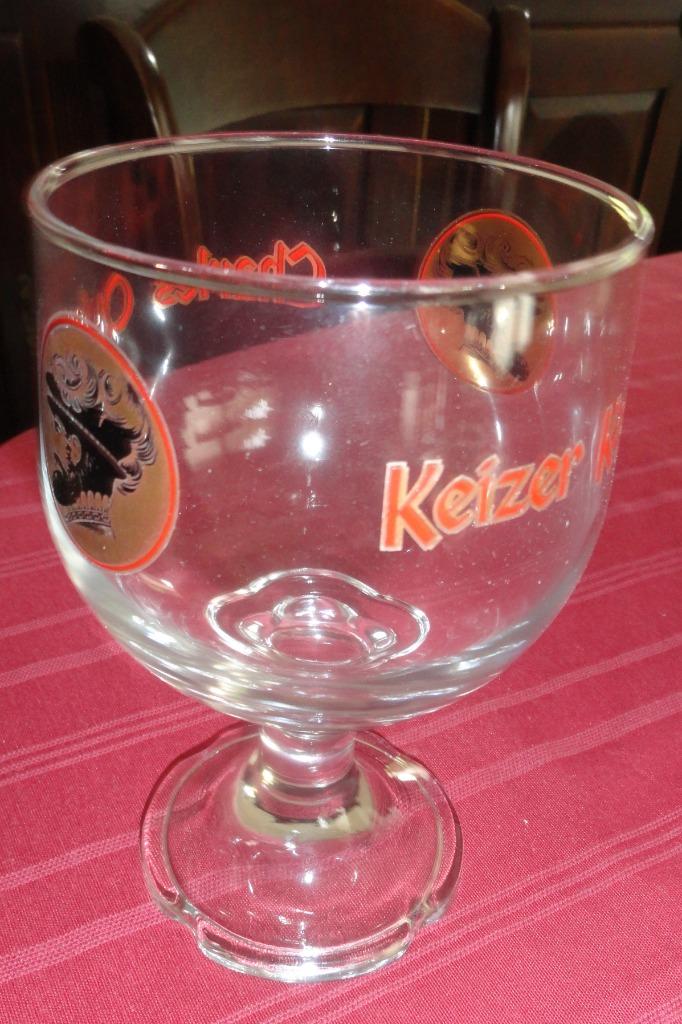 Bier glazen Keizer Karel, Verzamelen, Ophalen of Verzenden, Zo goed als nieuw, Bierglas