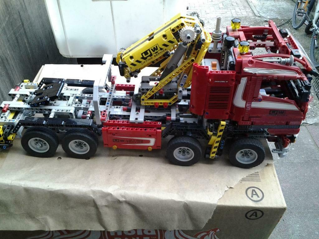 lego 8258 kraanwagen, Ophalen, Gebruikt, Complete set, Lego