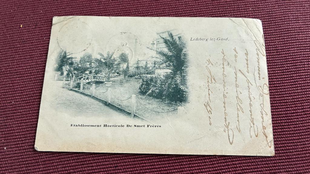 LEDEBERG - QUELQUE CHOSE QUI BLESSE, Enlèvement ou Envoi, Avant 1920, Affranchie, Flandre Orientale