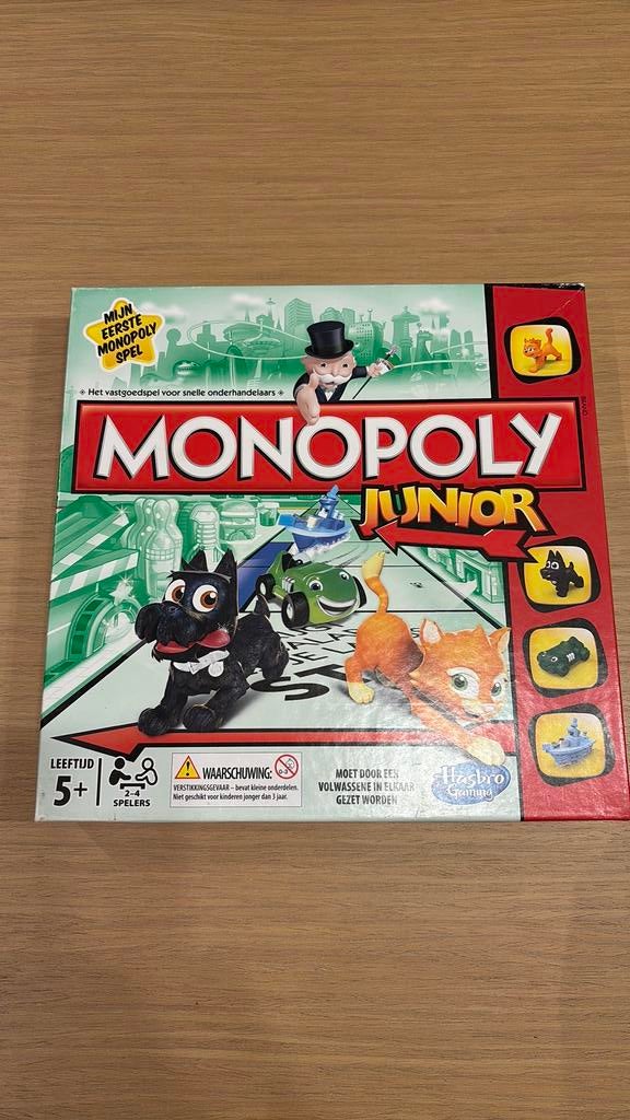 Monopoly Junior, 1 ou 2 joueurs, Enlèvement ou Envoi, Utilisé, HASBRO