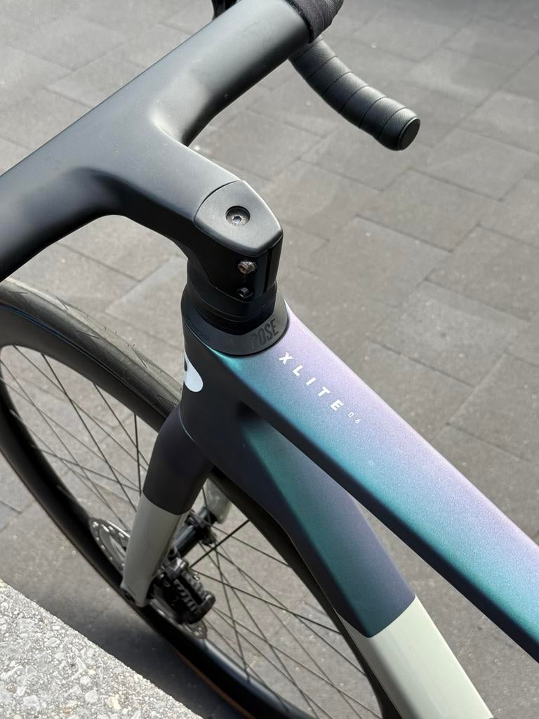 Rose XLITE D6 ultegra Di2 borealis green 55 cm, Fietsen en Brommers, Fietsen | Racefietsen, Carbon, Heren, Nieuw, Meer dan 20 versnellingen