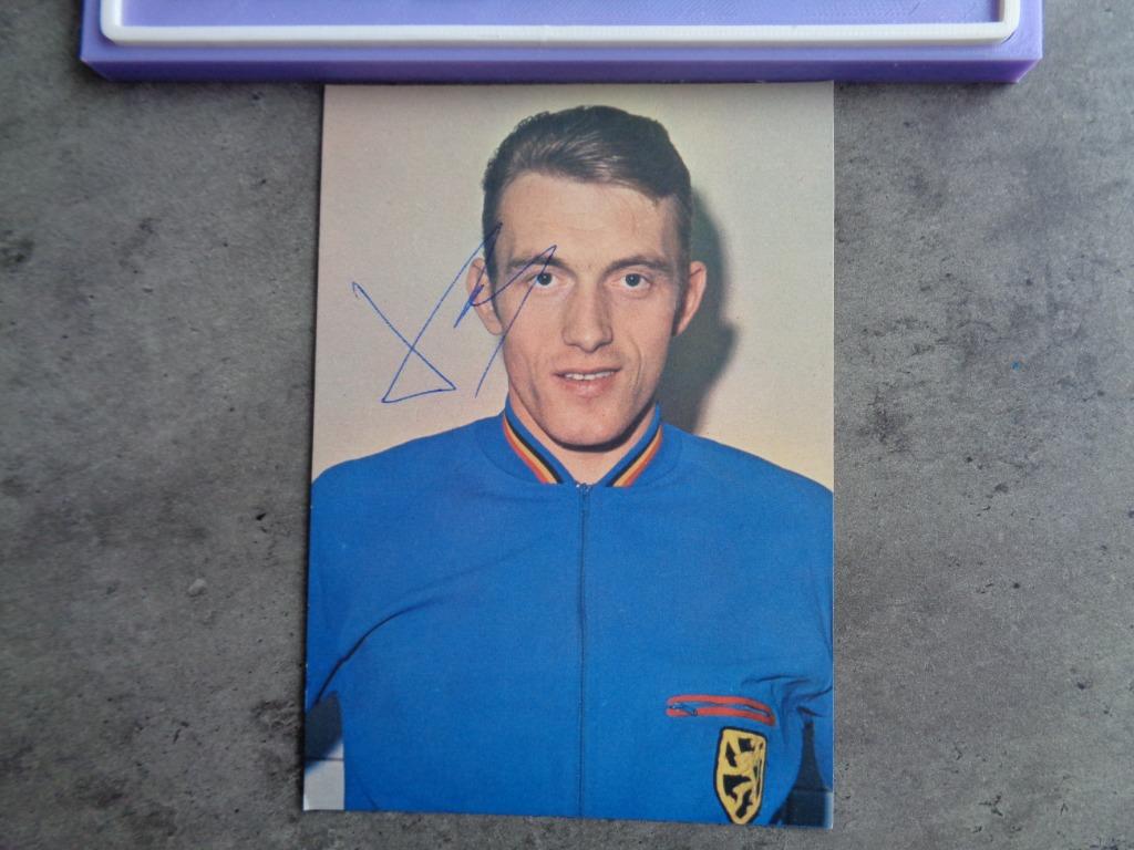CARTE POSTALE ANDERLECHT FOOT VAN HIMST signee, Envoi, Comme neuf