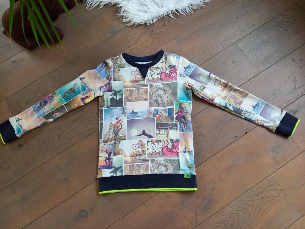 Maat 152 : sweater van funky sport goede staat, Garçon, Enlèvement ou Envoi, Pull ou Veste, Funky XS