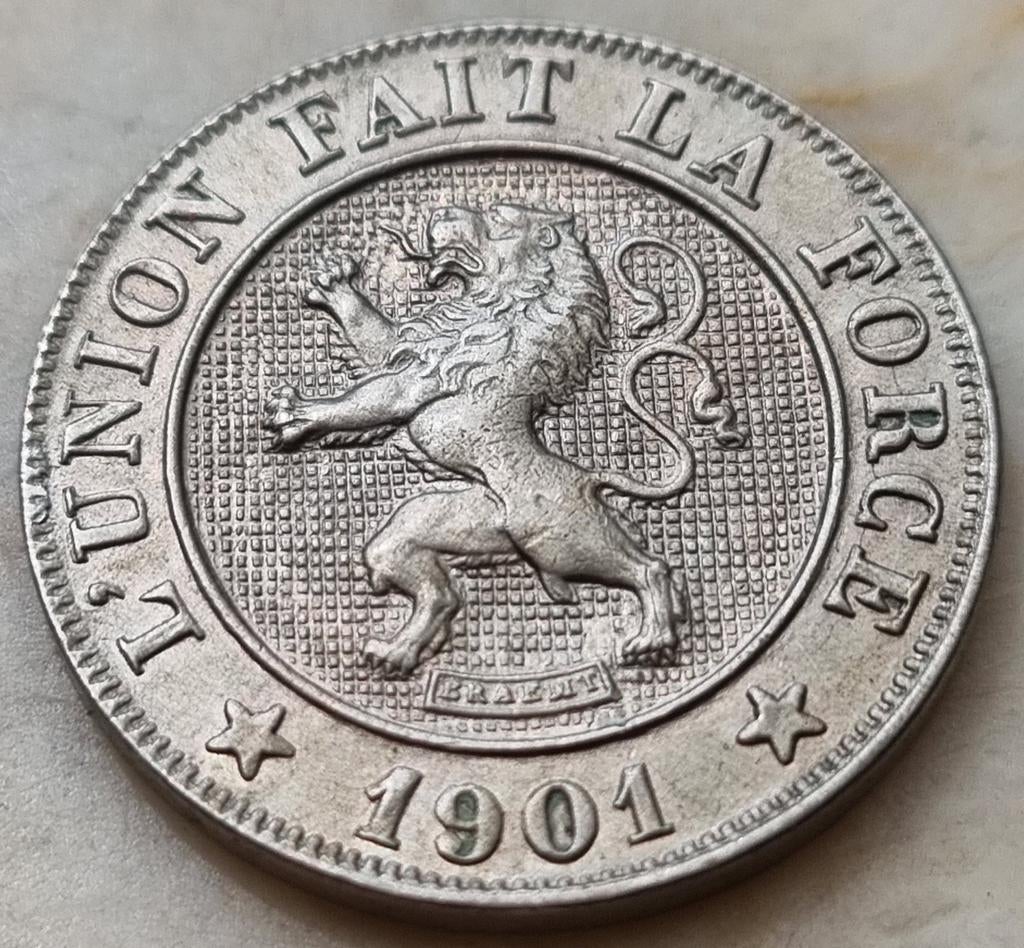10 Cent 1901 Frans (Braemt) / Zeldzaam, Postzegels en Munten, Ophalen of Verzenden, Overig, Losse munt
