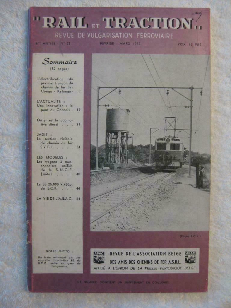 SNCB SNCV – ABAC - EO 1953 – rare, Enlèvement ou Envoi, Utilisé