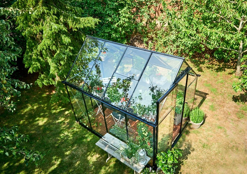 Tuinkas Qube 68, zwart gecoat, Ophalen of Verzenden, Nieuw