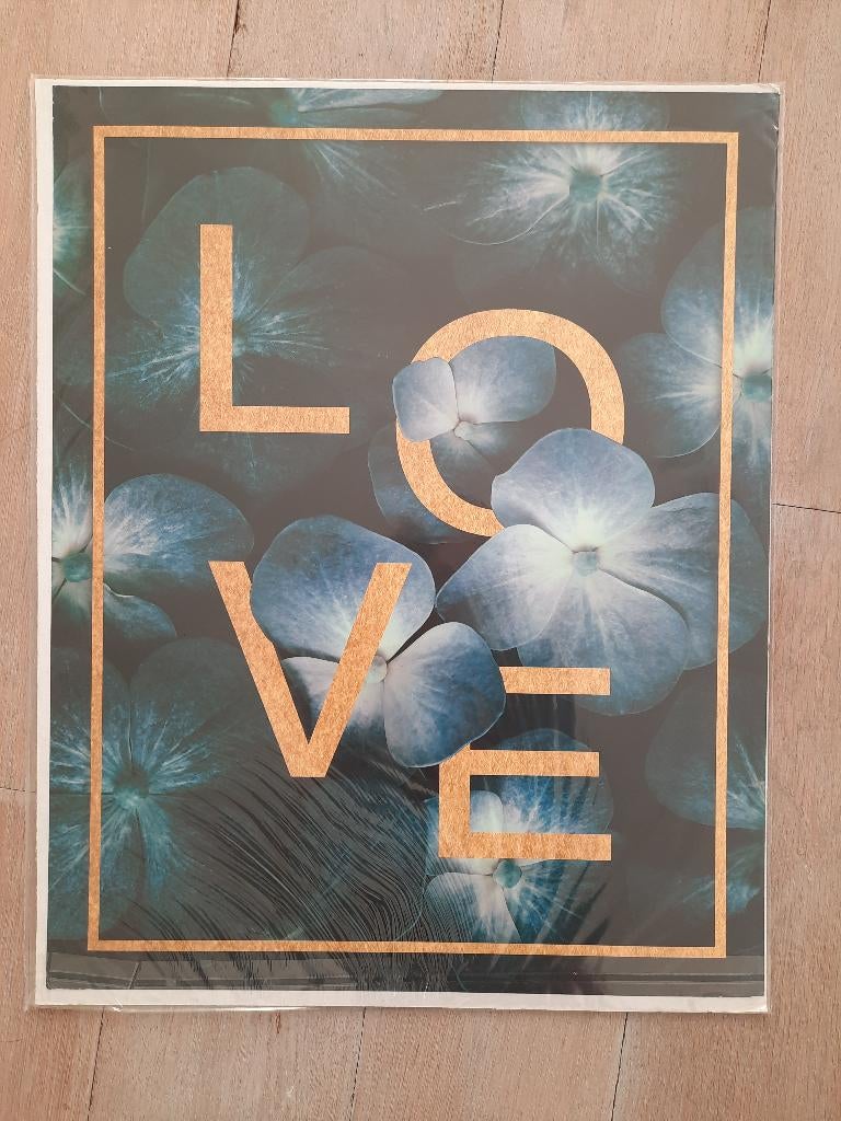 Poster / IKEA BILD / LOVE / 40 x 50, Ophalen, Nieuw, Rechthoekig Staand, Overige onderwerpen