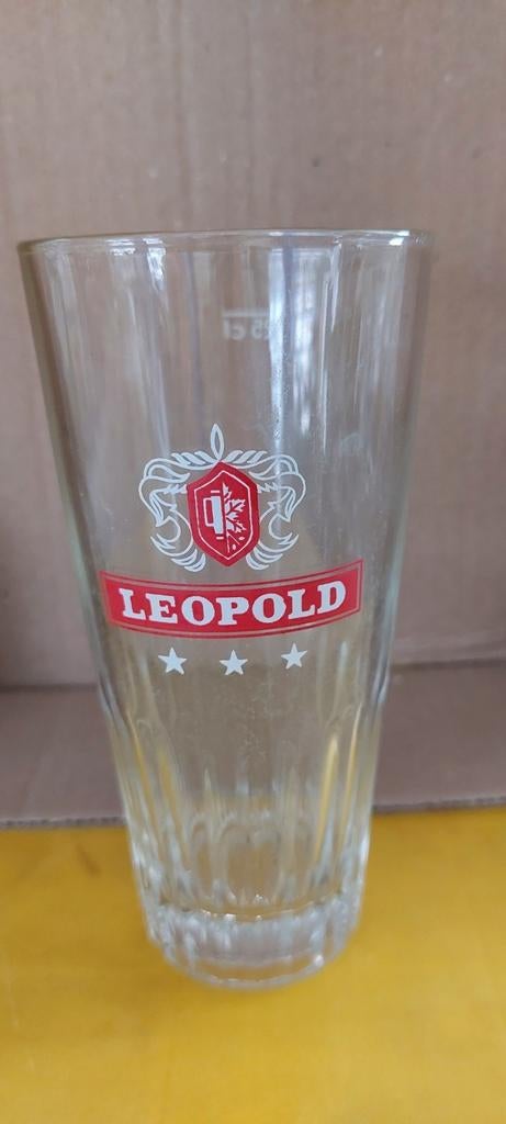 Verre leopold, Collections, Marques de bière, Enlèvement ou Envoi, Comme neuf