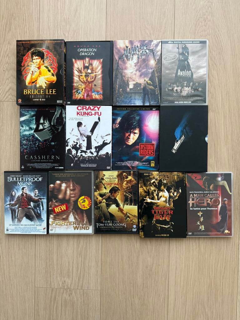 Pack 16 Aziatische films op dvd, Cd's en Dvd's, Dvd's | Actie, Ophalen of Verzenden, Zo goed als nieuw
