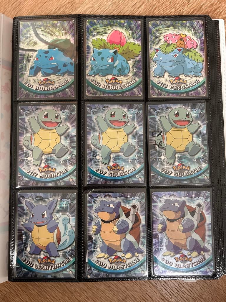 Pokemon 1999 TV Tops grote verzameling!, Ophalen of Verzenden, Gebruikt, Losse kaart, Foil