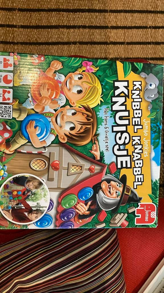 Knibbel knabbel knuisje - spel, Ophalen, Gebruikt