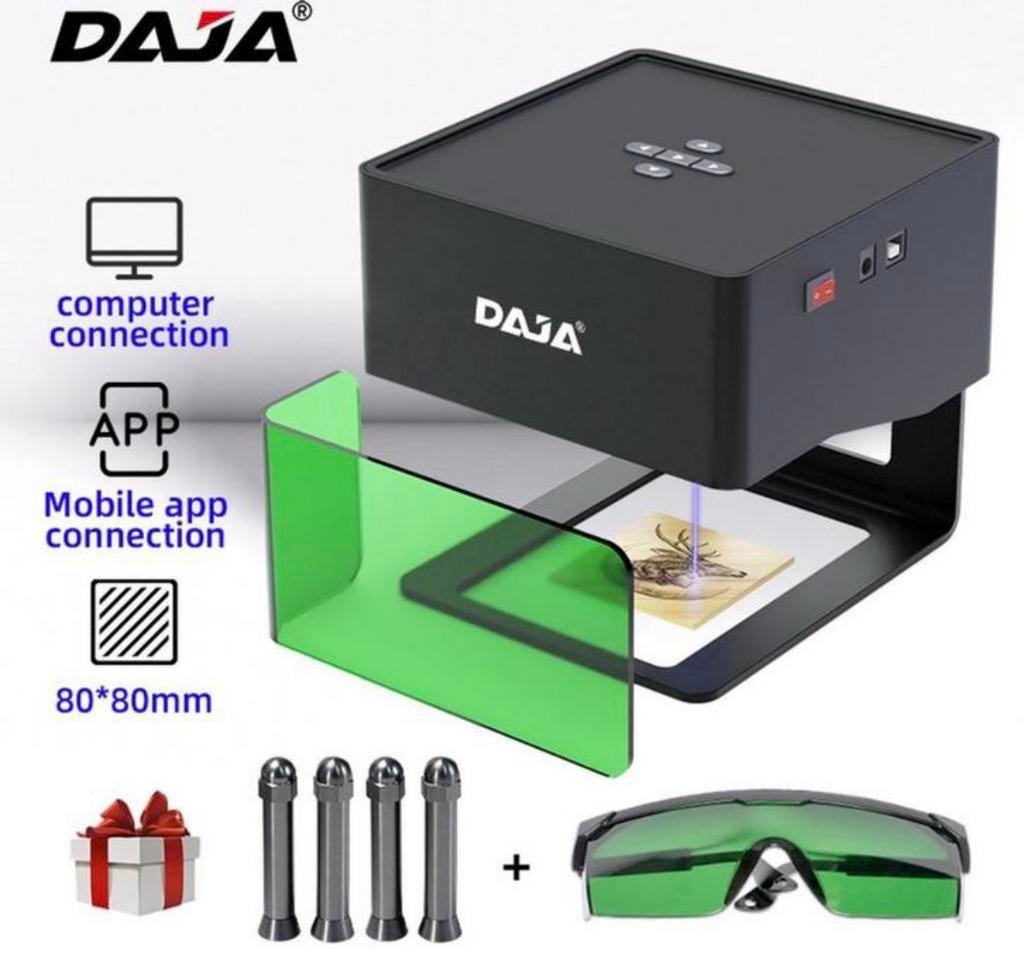 Machine de gravure laser Daja DJ6 NEUVE, Informatique & Logiciels, Étiqueteuses, Neuf, Enlèvement ou Envoi
