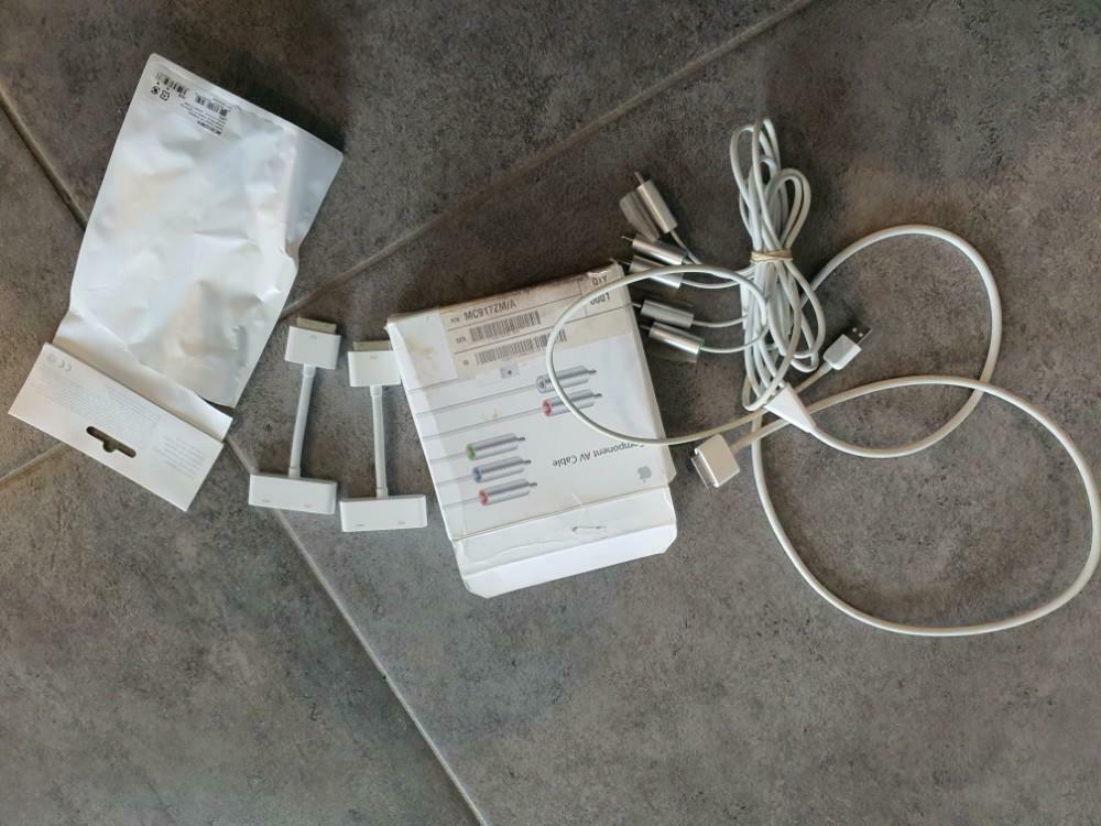 Adaptateur IPhone, Ipod ou Ipad 1 et 2 pour HDMI ou RCA, Ophalen, Zo goed als nieuw, Overige modellen