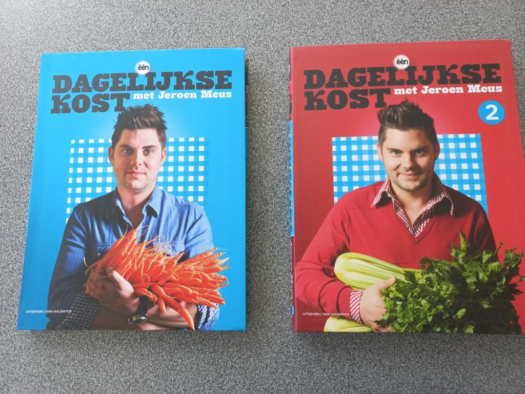 Boeken 'Dagelijkse kost 1 en 2' van Jeroen Meus, Boeken, Ophalen, Nieuw