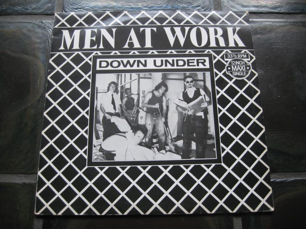 mannen aan het werk onder 12 inch maxi single made in nederl, Ophalen of Verzenden, Gebruikt, 12 inch