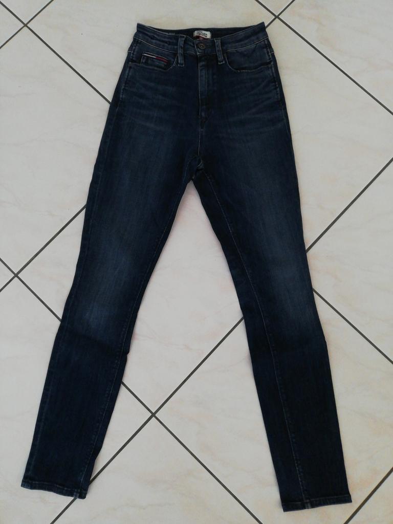 Jeansbroek Tommy Hilfiger skinny ultra high rise maat 27 L32, Kleding | Dames, Ophalen of Verzenden, Zo goed als nieuw